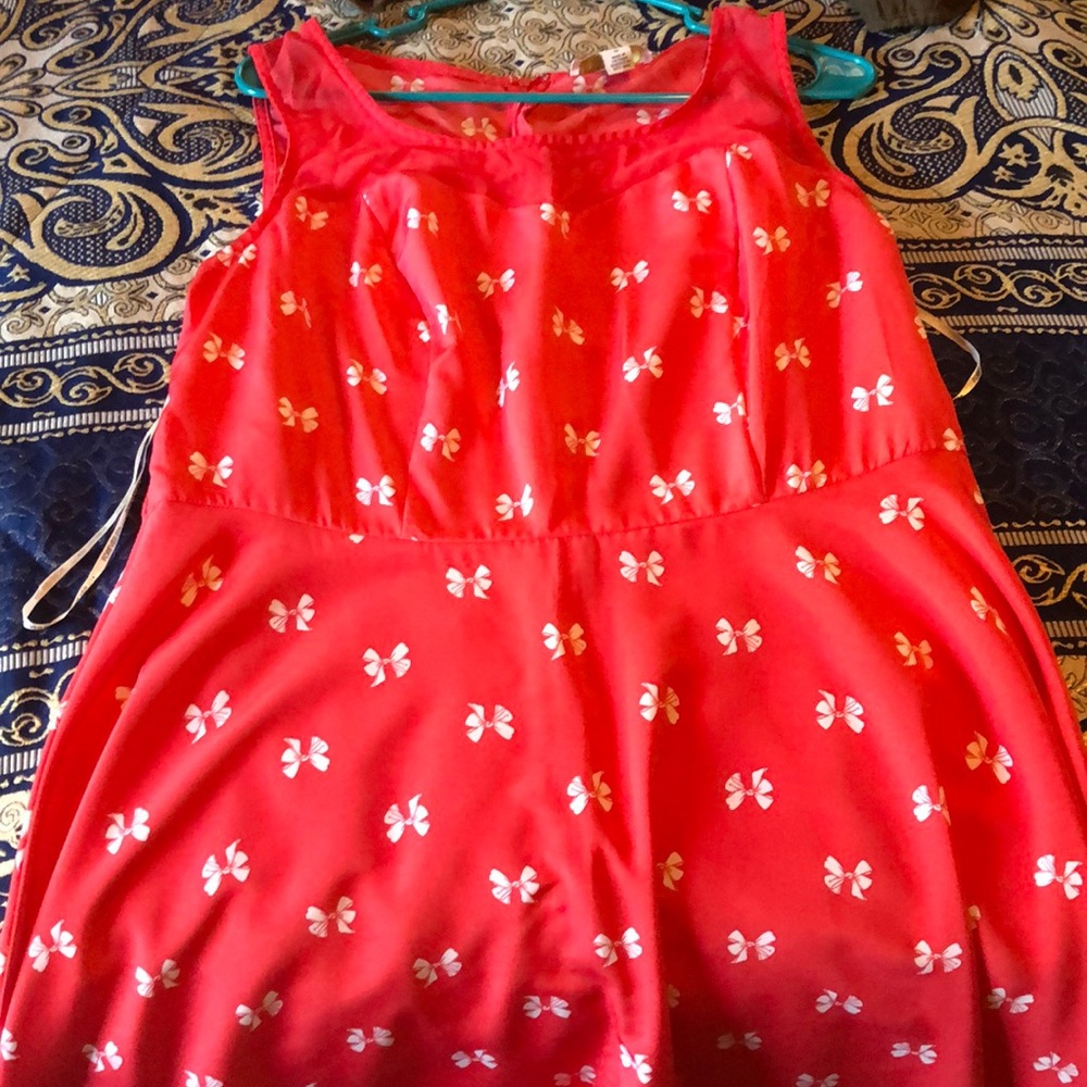 A orange/reddish forever 21 dress